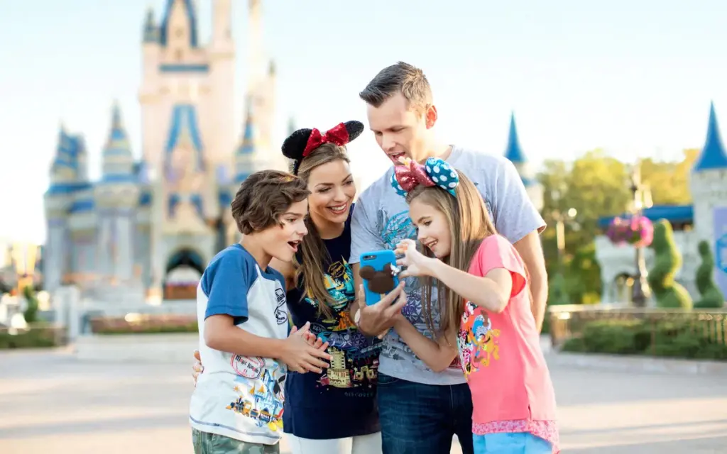 Família no Magic Kingdom Disney Orlando